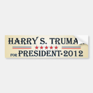 Autocollant De Voiture Harry S. Truman 2012