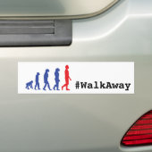 Autocollant De Voiture Hashtag Mouvement WalkAway Evolution conservatrice (En voiture)