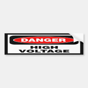Autocollant De Voiture Haute tension