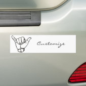 Autocollant De Voiture Hawaii Shaka Brah Wave Thunder_Cove (En voiture)