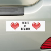 AUTOCOLLANT DE VOITURE HEMET EST CIEL (En voiture)