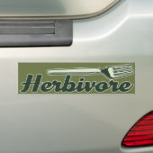 Autocollant De Voiture Herbivore (En voiture)