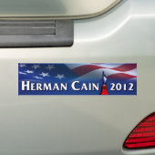 Autocollant De Voiture Herman Caïn 2012 (En voiture)