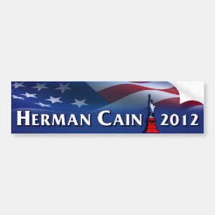 Autocollant De Voiture Herman Caïn 2012