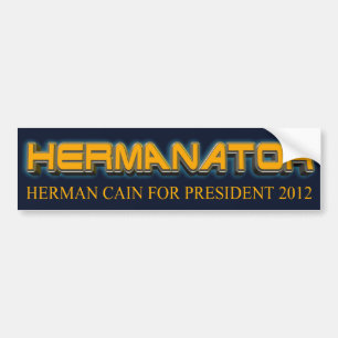 Autocollant De Voiture Herman Caïn 2012