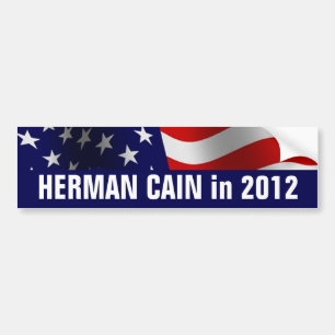 Autocollant De Voiture Herman Cain en 2012