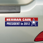 Autocollant De Voiture Herman Cain en 2012 (En voiture)