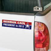Autocollant De Voiture Herman Cain en 2012 (Sur camion)