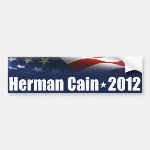 Autocollant De Voiture Herman Caïn pour le président