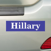 Autocollant De Voiture Hillary (En voiture)