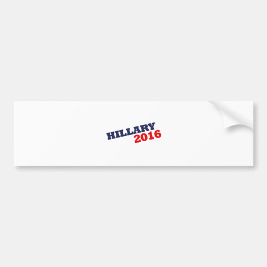 Autocollant De Voiture HILLARY 2016 - .png (Devant)