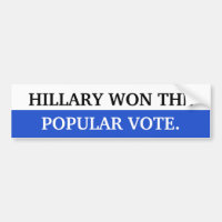 Hillary a gagné le vote populaire
