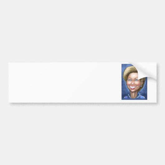 Autocollant De Voiture Hillary Clinton (Devant)