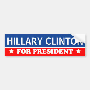 Autocollant De Voiture Hillary Clinton pour le président 2016