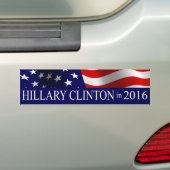 Autocollant De Voiture Hillary Clinton Présidente 2016 (En voiture)