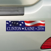 Autocollant De Voiture Hillary Clinton Tim Kaine en 2016 (En voiture)