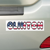 Autocollant De Voiture Hillary Clinton USA President Elections 2016 (En voiture)