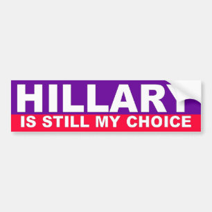 Autocollant De Voiture Hillary est toujours mon choix