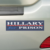 AUTOCOLLANT DE VOITURE HILLARY FOR PRISON  (En voiture)