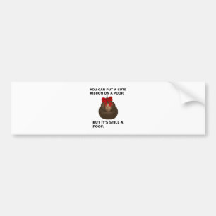 Autocollant De Voiture Hillary Poop