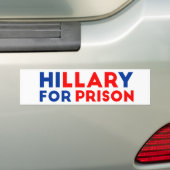 Autocollant De Voiture Hillary pour la prison (En voiture)