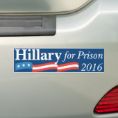 Autocollant De Voiture Hillary pour la prison (En voiture)