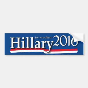 Autocollant De Voiture Hillary pour le président adhésif pour pare-choc