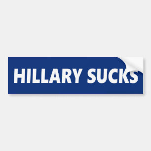 Autocollant De Voiture Hillary suce