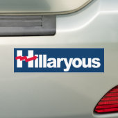 Autocollant De Voiture Hillaryous - H tordu -- - (En voiture)