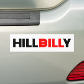 Autocollant De Voiture Hillbilly Bill (En voiture)