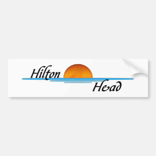 Autocollant De Voiture Hilton Head (Devant)