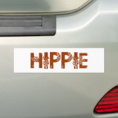 Autocollant De Voiture Hippie (En voiture)