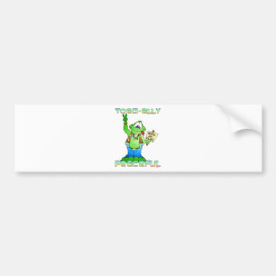 Autocollant De Voiture Hippie Toad
