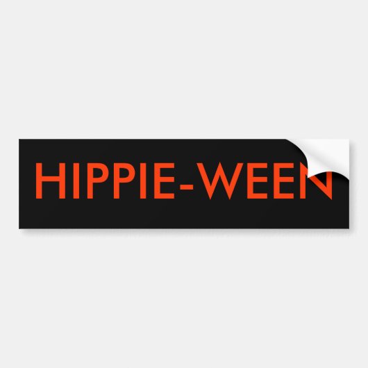 AUTOCOLLANT DE VOITURE HIPPIE-WEEN (Devant)