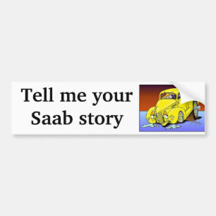 Autocollant De Voiture Histoire de Saab