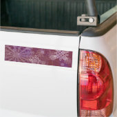 Autocollant De Voiture Hiver pourpre (Sur camion)