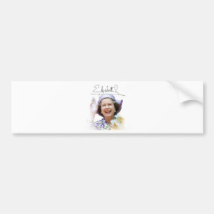 Autocollant De Voiture HM Queen Elizabeth II