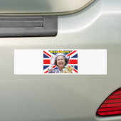 Autocollant De Voiture HM Queen Elizabeth II (En voiture)