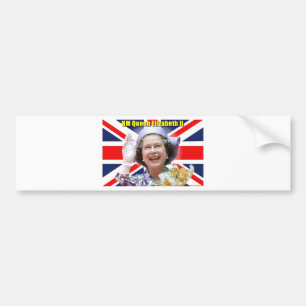 Autocollant De Voiture HM Queen Elizabeth II