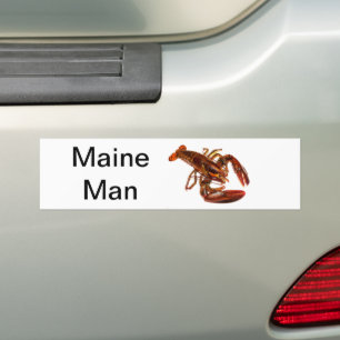 Autocollant De Voiture Homard Maine Man