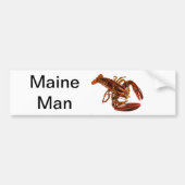 Autocollant De Voiture Homard Maine Man (Devant)