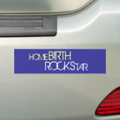 Autocollant De Voiture Homebirth ROCKSTAR - ROCHES de NAISSANCE (En voiture)