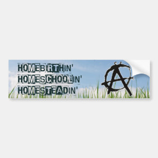 Autocollant De Voiture Homebirthin Homeschoolin Homesteadin