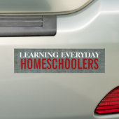 Autocollant De Voiture Homeschoolers (En voiture)