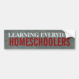 Autocollant De Voiture Homeschoolers