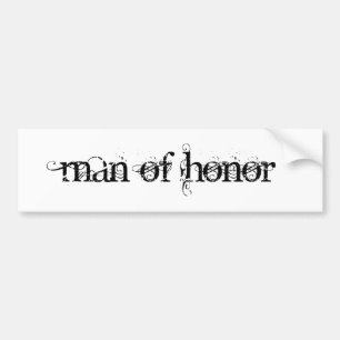 Autocollant De Voiture Homme d'honneur
