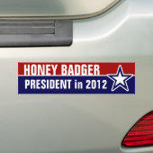 Autocollant De Voiture Honey Badger, président (En voiture)