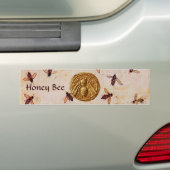 AUTOCOLLANT DE VOITURE HONEY BEE (En voiture)