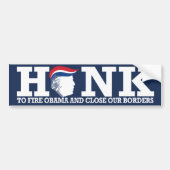 Autocollant De Voiture Honk to fire Obama - White ReTrumplican Design -.p (Devant)
