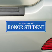 Autocollant De Voiture Honor Student Bumper Sticker (En voiture)